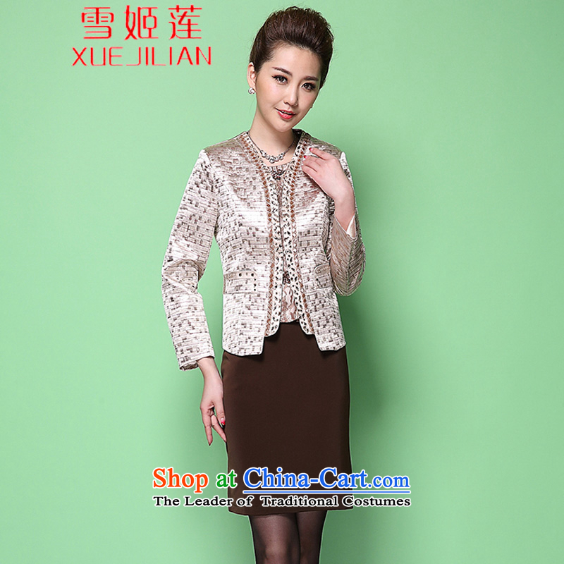 Michelle Gellar Lin's wedding dresses mother replacing dresses Kit 2015 new middle-aged Korean version of large numbers of ladies #6368 enamels lattice Xl(170/92a), Michelle Gellar Lin (XUEJILIAN) , , , shopping on the Internet