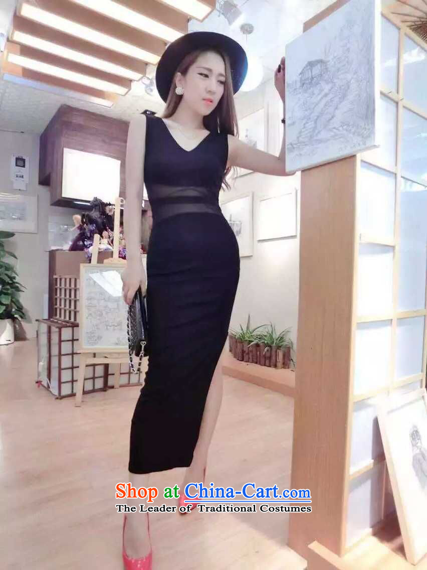 Selina Chow Siao sexy Western Wind skirt deep V package and porcelain Sau San dresses skirts are Code 705 female black picture, prices, brand platters! The elections are supplied in the national character of distribution, so action, buy now enjoy more preferential! As soon as possible.
