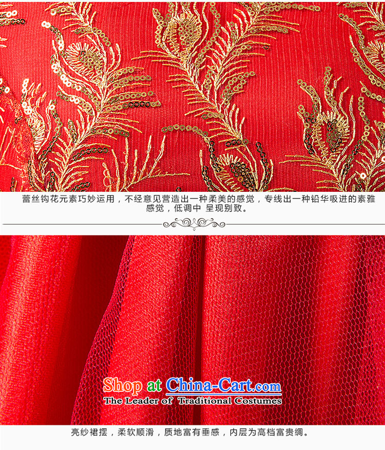 Pure Love bamboo yarn evening dresses 2015 new summer short, banquet dresses dress girl brides bows to marry a stylish field shoulder without red cotton tailored customer service contact pictures, prices, brand platters! The elections are supplied in the national character of distribution, so action, buy now enjoy more preferential! As soon as possible.