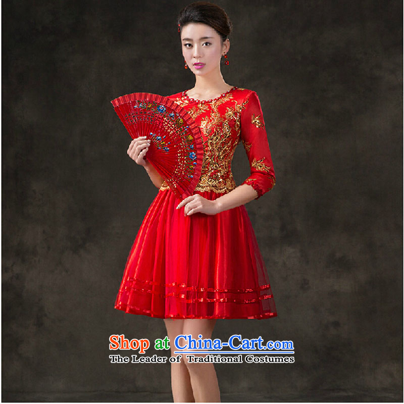 Pure Love bamboo yarn evening dresses 2015 new summer short, banquet dresses dress girl brides bows to marry a stylish field shoulder without red cotton tailored please contact customer service, pure love bamboo yarn , , , shopping on the Internet