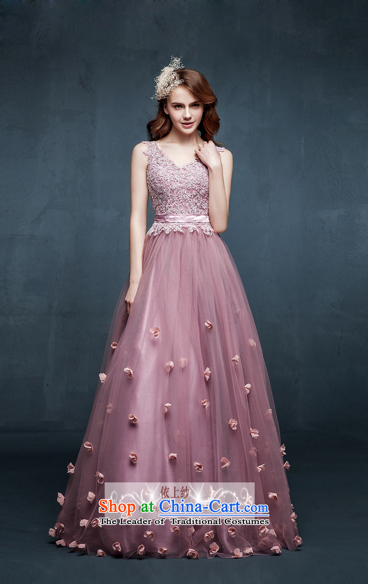 Yong-yeon and bride wedding dresses 2015 bows services usual zongzi color lace long V-Neck Strap evening dresses dresses red color made no allowance picture size, prices, brand platters! The elections are supplied in the national character of distribution, so action, buy now enjoy more preferential! As soon as possible.