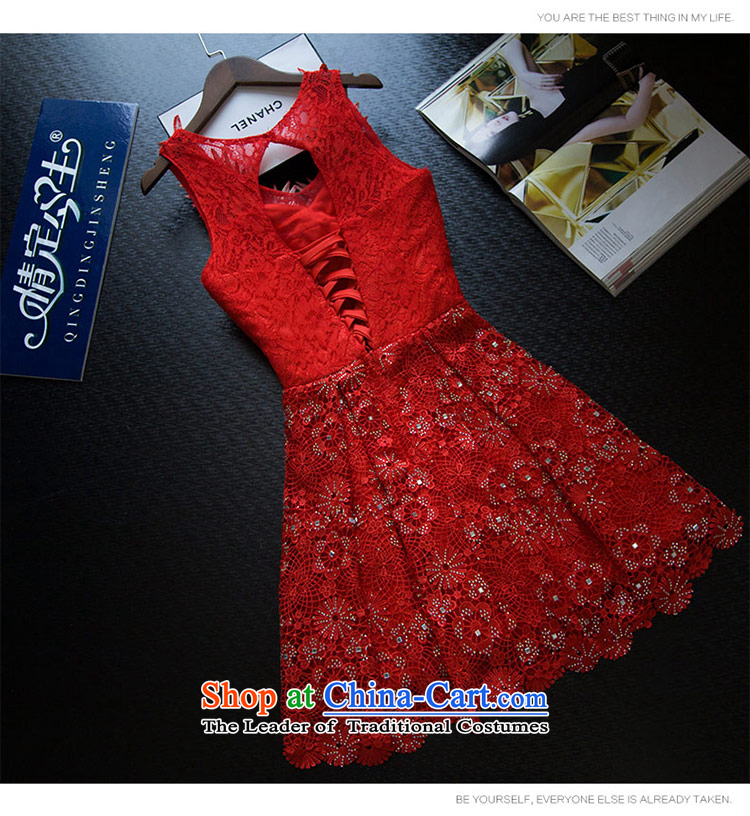 Love of the life of the new 2015 Summer retro embroidery Foutune of video thin straps lace a small shoulder dress brides field bows to the skirt red XS picture, prices, brand platters! The elections are supplied in the national character of distribution, so action, buy now enjoy more preferential! As soon as possible.