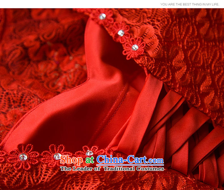 Love of the life of the new 2015 Summer Korean upscale embroidering a field shoulder straps red dress marriages bows services red L picture, prices, brand platters! The elections are supplied in the national character of distribution, so action, buy now enjoy more preferential! As soon as possible.