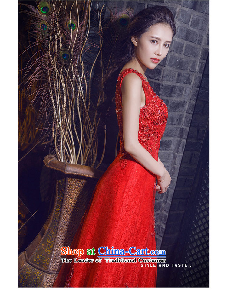 Love of the life of the new 2015 stylish V-Neck Crowsfoot Sau San video thin upscale banqueting evening dresses large red long skirt wedding dress red S picture, prices, brand platters! The elections are supplied in the national character of distribution, so action, buy now enjoy more preferential! As soon as possible.