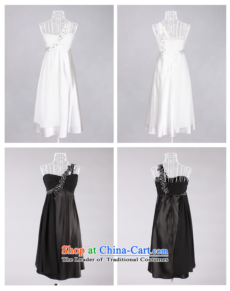 50% discount off the new 2014 short of Princess banquet dresses western temperament dress Beveled Shoulder dress skirt 1028 Black S picture, prices, brand platters! The elections are supplied in the national character of distribution, so action, buy now enjoy more preferential! As soon as possible.