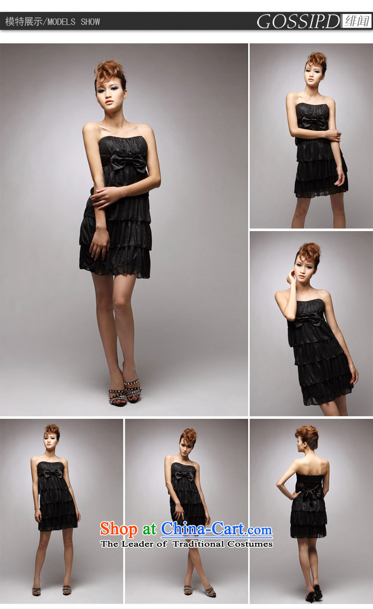 2014 European and American night offer GOSSIP.D shop sexy banquet anointed chest dress skirt black Sau San video thin dresses 1030 Black M picture, prices, brand platters! The elections are supplied in the national character of distribution, so action, buy now enjoy more preferential! As soon as possible.