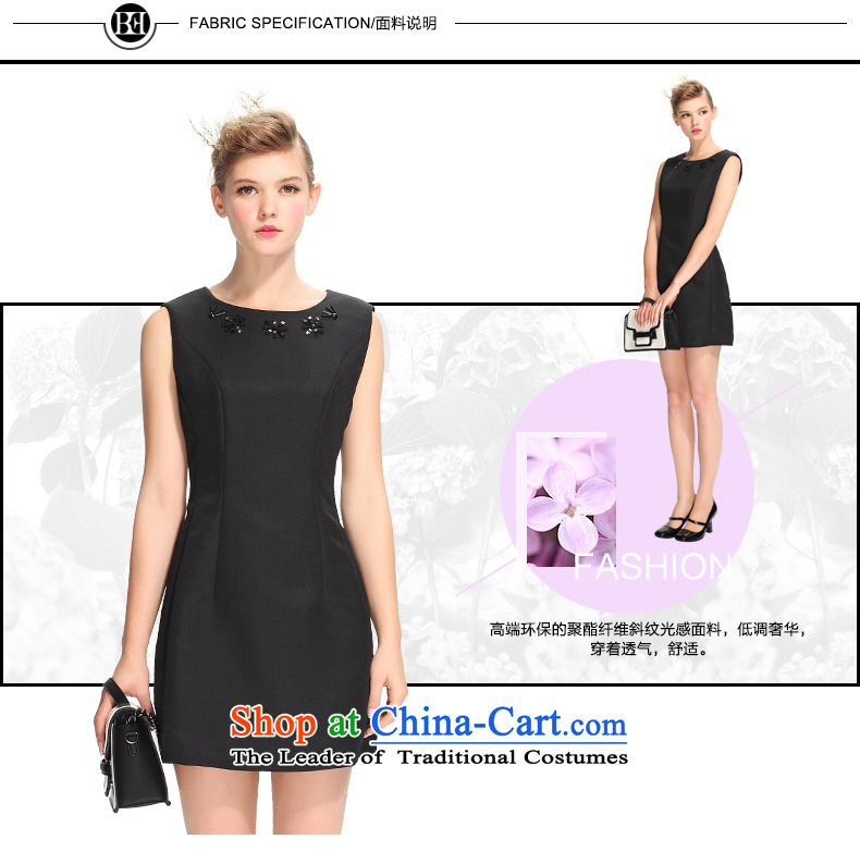 Mrs Diana be 2015 Pik autumn new round-neck collar sleeveless in long skirt A retro dress Foutune of commonwealth of Sau San video thin BH01134171 black S picture, prices, brand platters! The elections are supplied in the national character of distribution, so action, buy now enjoy more preferential! As soon as possible.