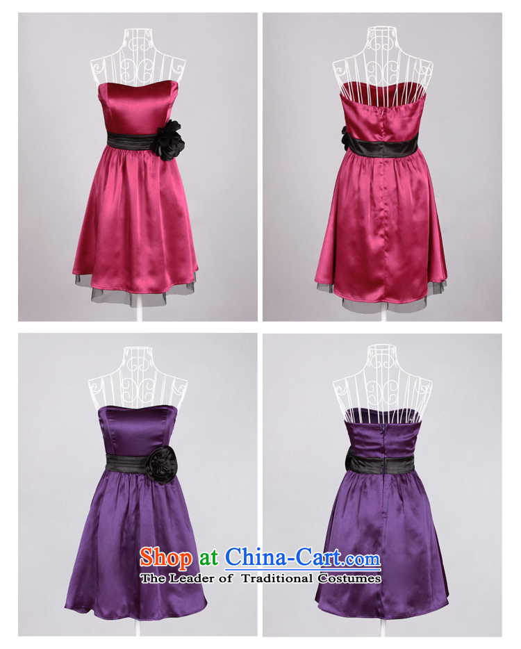  Special GOSSIP.D bridesmaid dress small dress Korean dress skirt Evening Dress Short, sweet dress wiping the chest 1089 purple M picture, prices, brand platters! The elections are supplied in the national character of distribution, so action, buy now enjoy more preferential! As soon as possible.