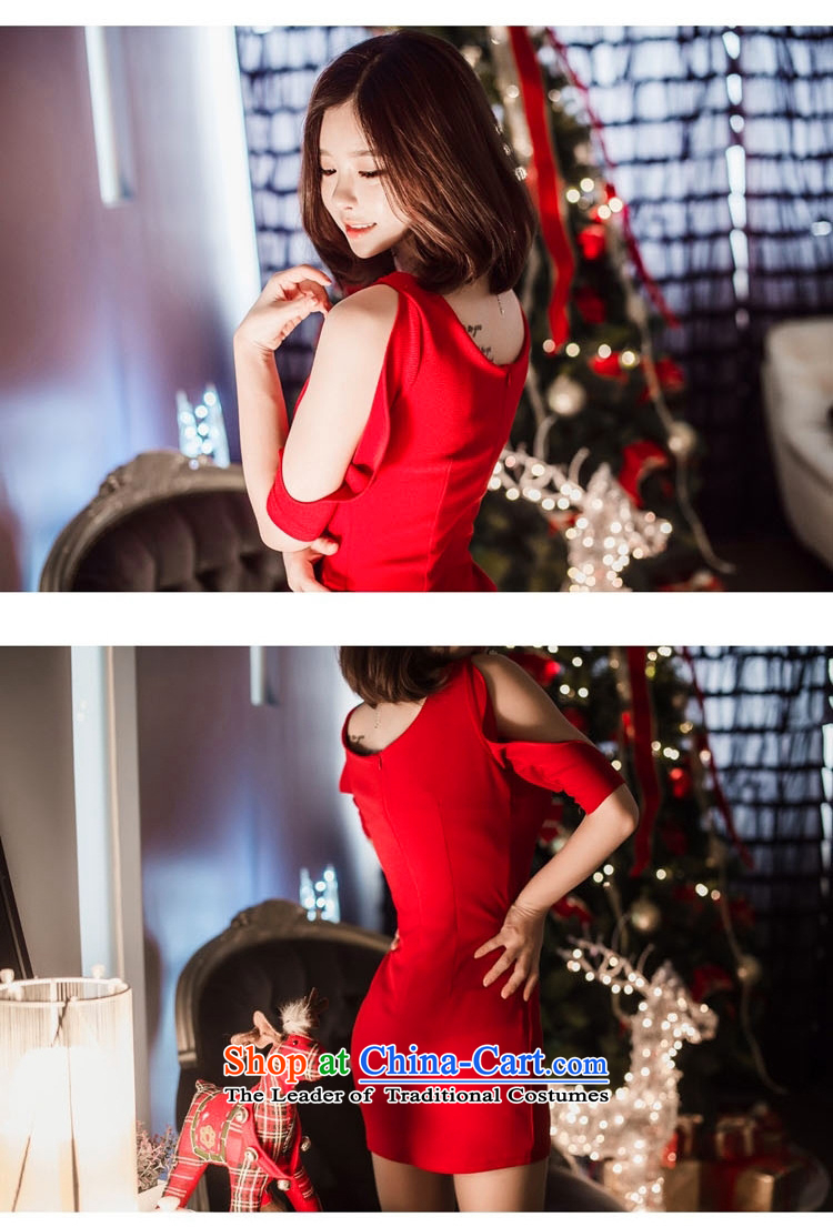 Flower domain a new summer 2015 for women Korea sexy package and Sau San bare shoulders dresses small dress skirt 655 RED M picture, prices, brand platters! The elections are supplied in the national character of distribution, so action, buy now enjoy more preferential! As soon as possible.