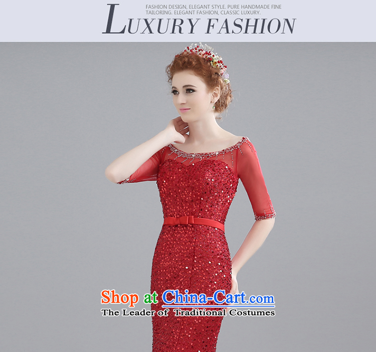 The bride is based dress bows long summer 2015 new evening banquet moderator crowsfoot dress female summer RED M picture, prices, brand platters! The elections are supplied in the national character of distribution, so action, buy now enjoy more preferential! As soon as possible.