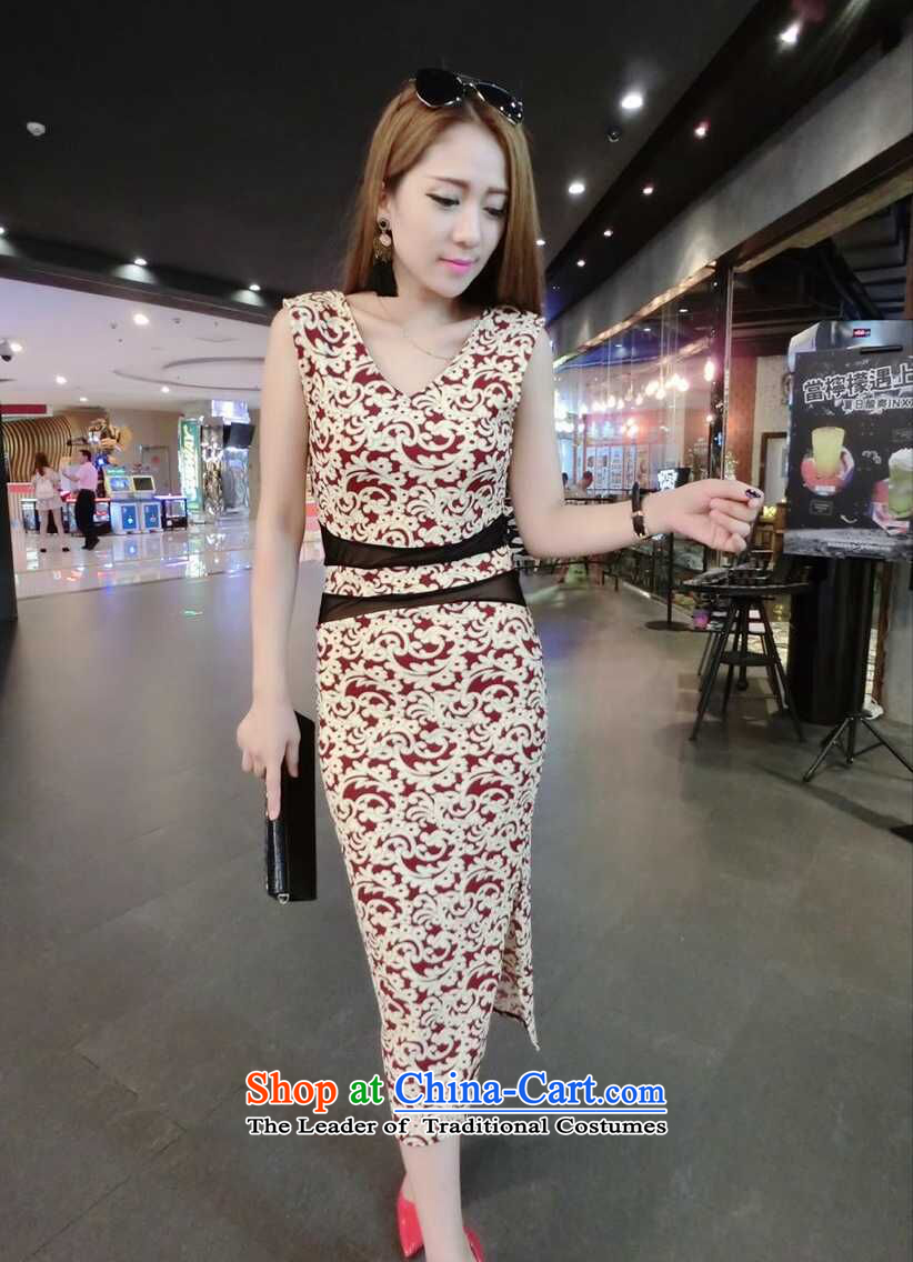 Selina Chow Siao sexy Western Wind skirt deep V package and porcelain Sau San dresses skirts are Code 705 female red picture, prices, brand platters! The elections are supplied in the national character of distribution, so action, buy now enjoy more preferential! As soon as possible.