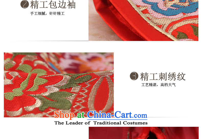 Eason Chan point new tray snap 2015 embroidery retro dress long red modern Chinese cheongsam dress improved marriage red after payment of the XL for about a week shipment picture, prices, brand platters! The elections are supplied in the national character of distribution, so action, buy now enjoy more preferential! As soon as possible.