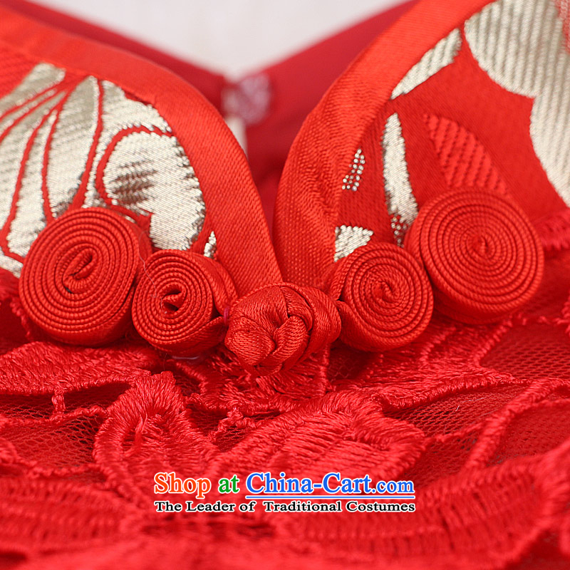 Eason Chan point new summer and fall of 2015, the long-serving small groups of Fengxian long red Chinese Antique wedding dress skirt bows to red after payment of the XL for about a week shipment, Eason Chan point , , , shopping on the Internet