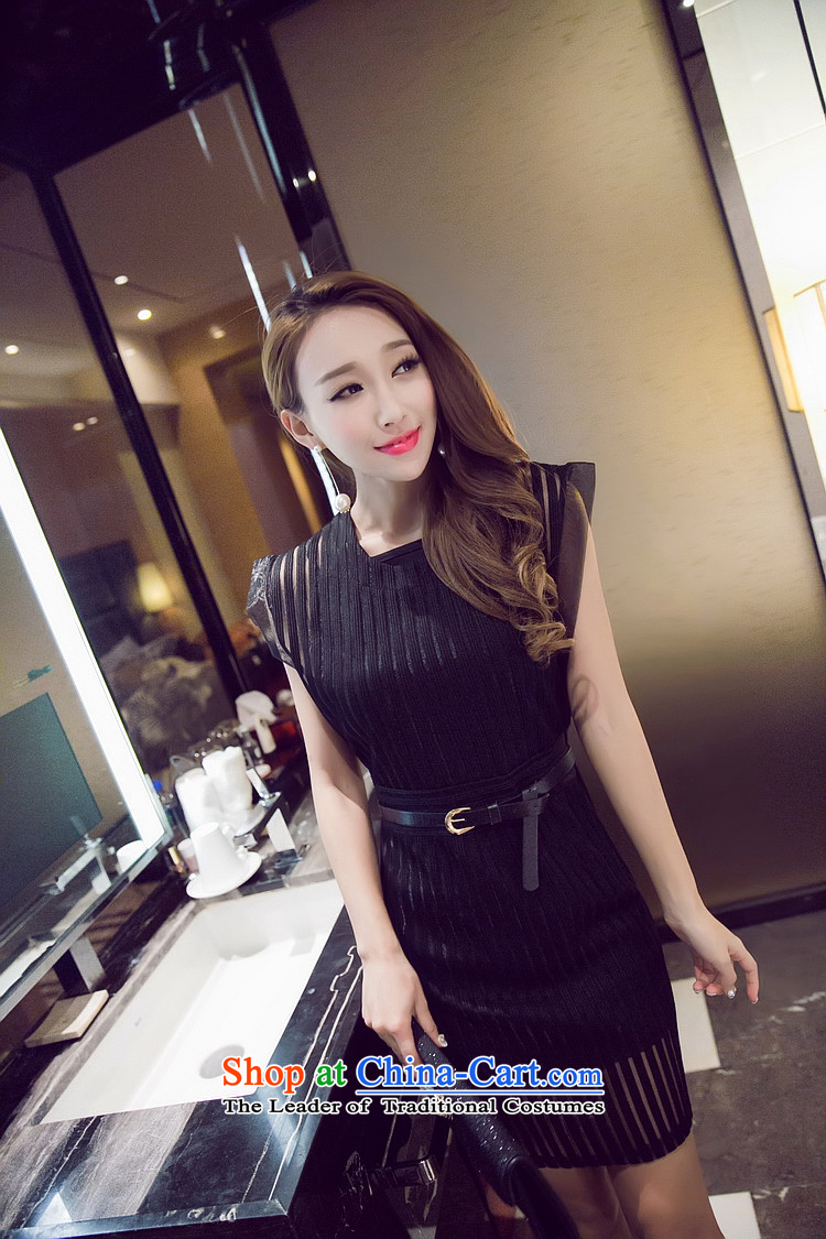  2015 summer season bird new stylish gauze Foutune of Sau San video thin package and dresses L1046 female black S picture, prices, brand platters! The elections are supplied in the national character of distribution, so action, buy now enjoy more preferential! As soon as possible.