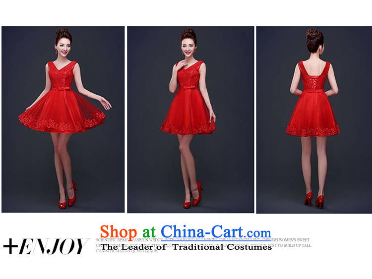 7 Color 7 tone Korean dress the new bride spring and summer 2015 bows service wedding dress red double-shoulder length of service L044 BRIDESMAID RED M picture, prices, brand platters! The elections are supplied in the national character of distribution, so action, buy now enjoy more preferential! As soon as possible.