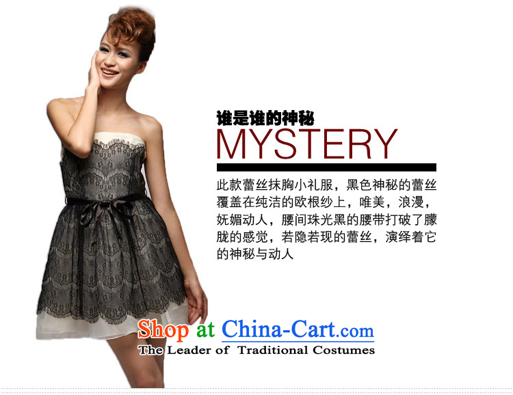  Special black dress GOSSIP.D Princess short of Sau San banquet small large dress wiping the chest lace dress 1017 Black OSCE root Windsor M picture, prices, brand platters! The elections are supplied in the national character of distribution, so action, buy now enjoy more preferential! As soon as possible.