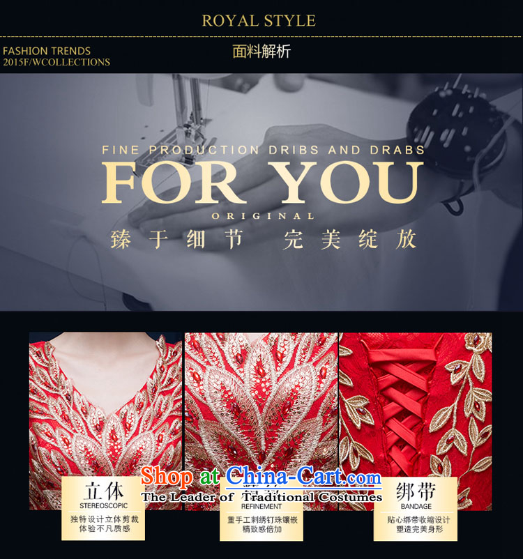 2015 new wedding shoulders marriages bows service long banquet evening dresses performances Sau San dress female summer red XL Photo, prices, brand platters! The elections are supplied in the national character of distribution, so action, buy now enjoy more preferential! As soon as possible.
