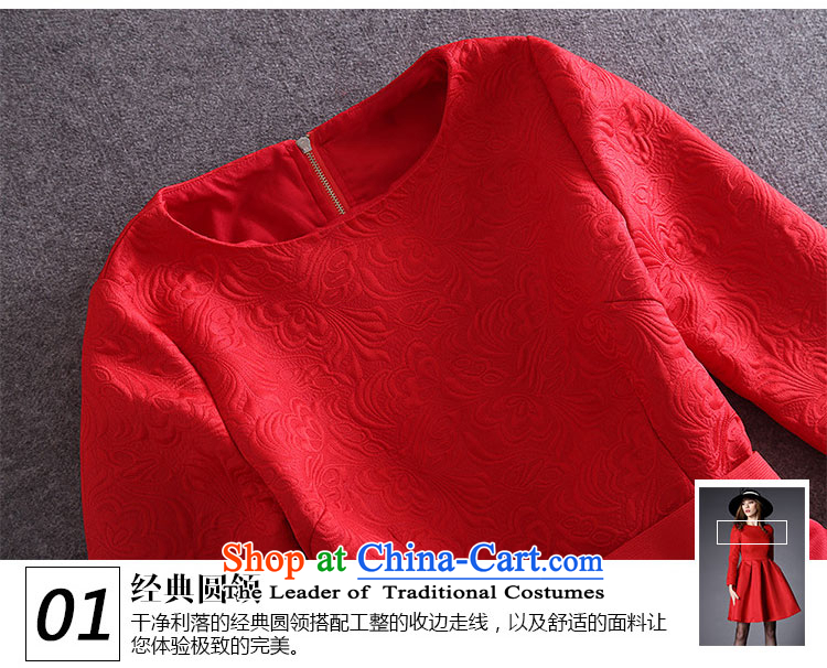 The Aileu degrees 2015 large red dress married women serving drink autumn and winter jackets JMB090-B_6916 annual banquet L pictures, price red, brand platters! The elections are supplied in the national character of distribution, so action, buy now enjoy more preferential! As soon as possible.