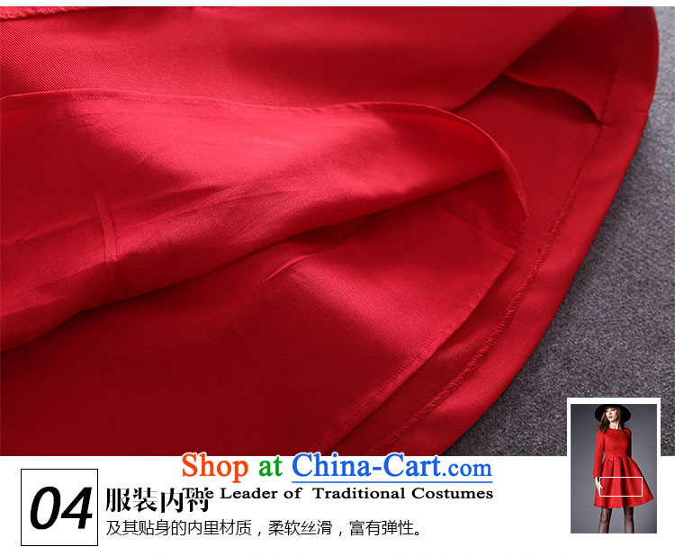 The Aileu degrees 2015 large red dress married women serving drink autumn and winter jackets JMB090-B_6916 annual banquet L pictures, price red, brand platters! The elections are supplied in the national character of distribution, so action, buy now enjoy more preferential! As soon as possible.