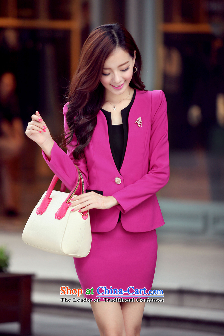 Pak Fuk figure in spring and autumn 2015 the new working dress suit small two sets of Sau San skirt OL Vocational kits of red XL Photo, prices, brand platters! The elections are supplied in the national character of distribution, so action, buy now enjoy more preferential! As soon as possible.
