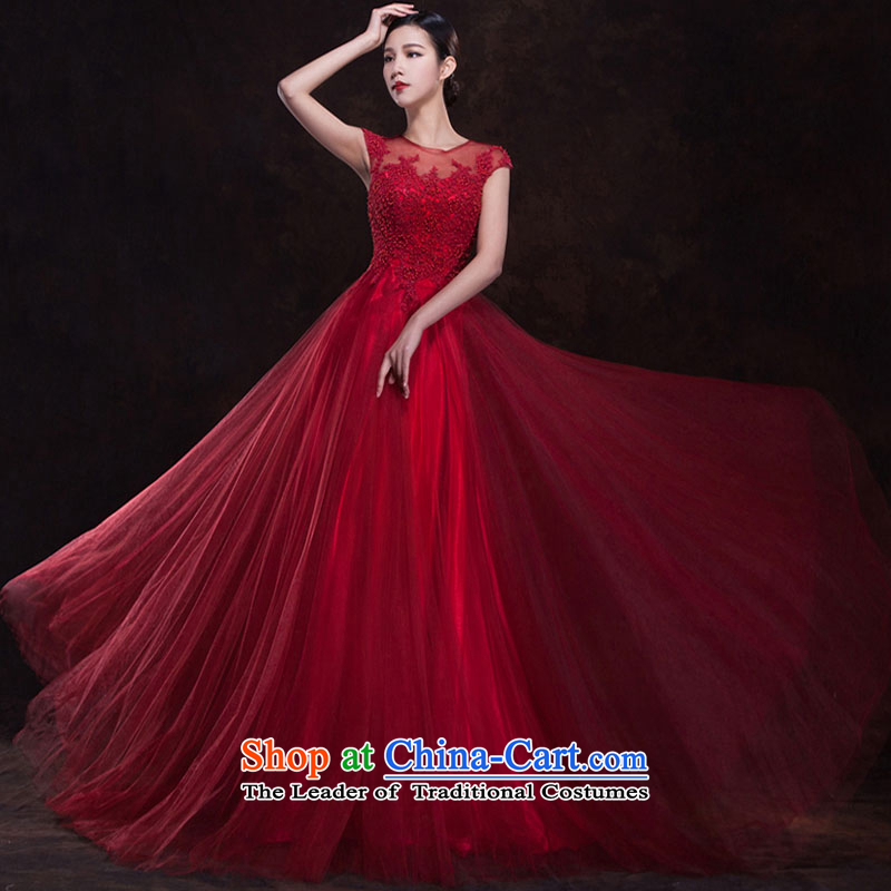 Pure Love bamboo yarn 2015 new red bride wedding dress long evening dresses evening drink service red shoulders dark red dress Sau San tailored customer service contact pictures, prices, brand platters! The elections are supplied in the national character of distribution, so action, buy now enjoy more preferential! As soon as possible.
