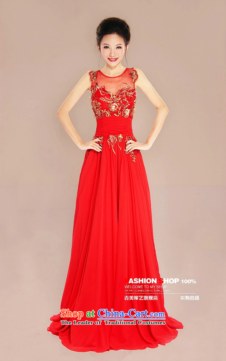 Wedding dress Kyrgyz-american married arts 2015 New 2 Korean bridal dresses shoulder LS7033 bridal dresses Sau San Red 6# picture, prices, brand platters! The elections are supplied in the national character of distribution, so action, buy now enjoy more preferential! As soon as possible.