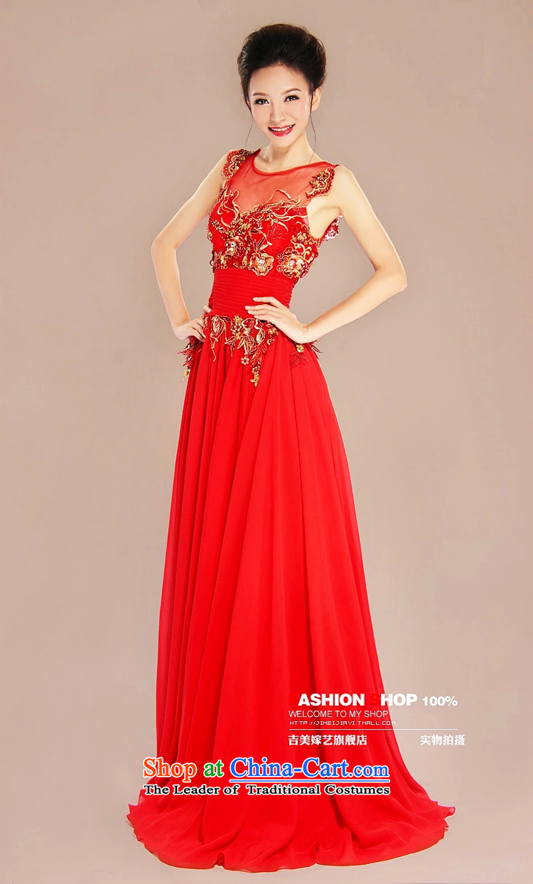Wedding dress Kyrgyz-american married arts 2015 New 2 Korean bridal dresses shoulder LS7033 bridal dresses Sau San Red 6# picture, prices, brand platters! The elections are supplied in the national character of distribution, so action, buy now enjoy more preferential! As soon as possible.