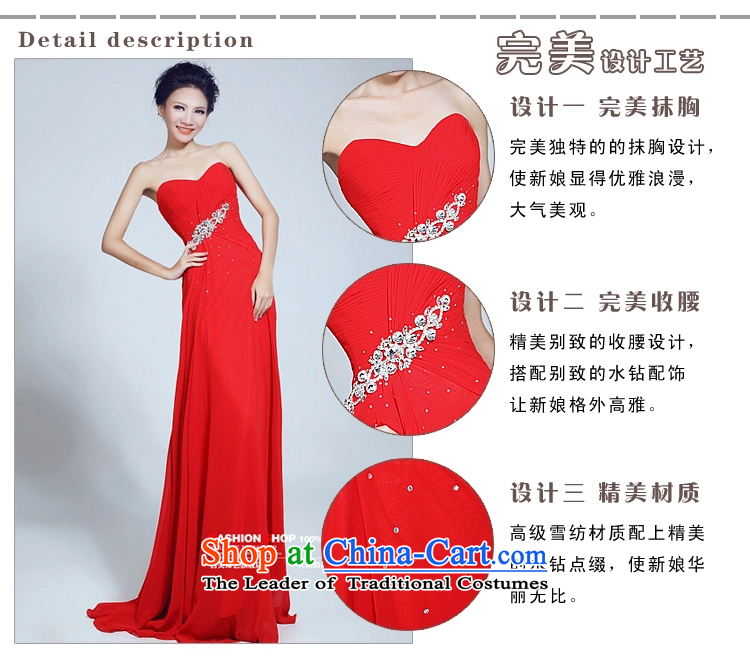 Wedding dress Kyrgyz-american married new anointed arts 2015 Korean bridal dresses chest tail LT6032 bridal dresses red XL Photo, prices, brand platters! The elections are supplied in the national character of distribution, so action, buy now enjoy more preferential! As soon as possible.
