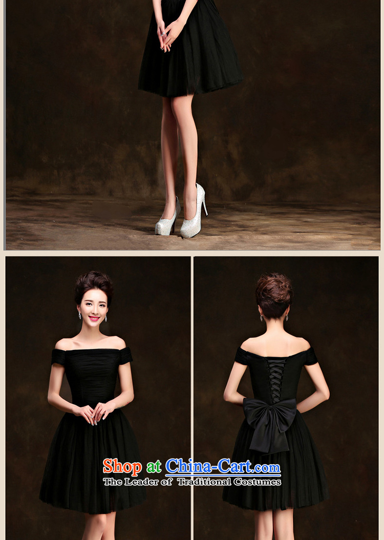 The first white into about small black dress skirt the word graphics thin short shoulder stylish birthday party under the auspices of dress bridesmaid dress black M picture, prices, brand platters! The elections are supplied in the national character of distribution, so action, buy now enjoy more preferential! As soon as possible.