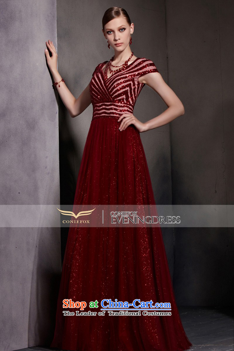 The kitsune dress creative new red bows dress deep V sexy to dress long skirt marriage evening dress welcome dress presided over 30580 Red L picture dress, prices, brand platters! The elections are supplied in the national character of distribution, so action, buy now enjoy more preferential! As soon as possible.