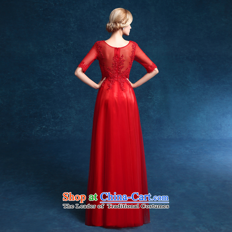 Each Service Bridal Fashion Connie followed by 2015 Summer New Red wedding dresses in long-sleeved marriage evening dresses lace red tailored, does not allow for every JIAONI stephanie () , , , shopping on the Internet