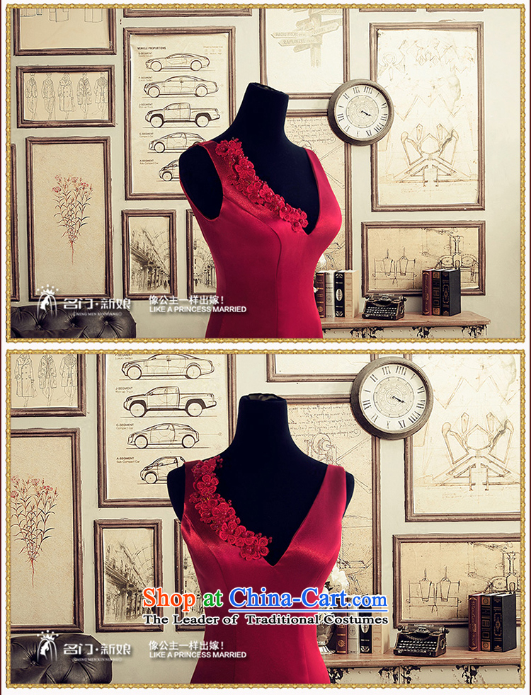 A Bride wedding dresses 2015 Summer tail wedding word shoulder continental 2,259 RED M picture, prices, brand platters! The elections are supplied in the national character of distribution, so action, buy now enjoy more preferential! As soon as possible.