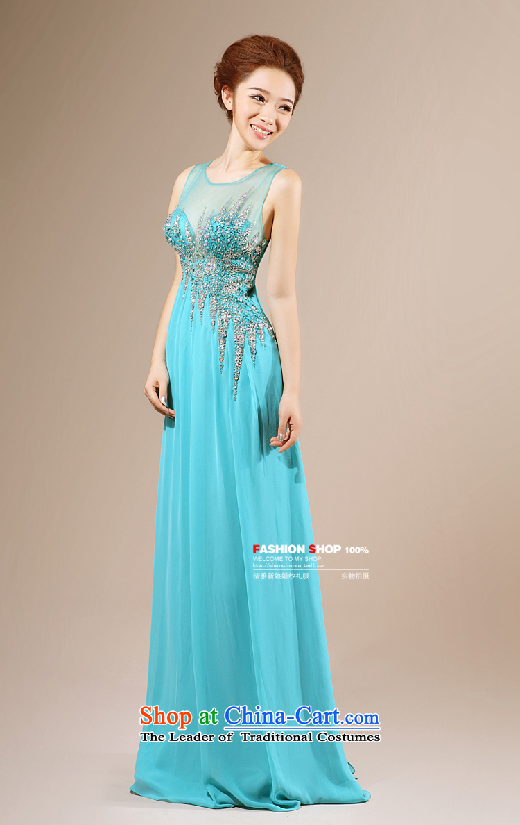 Wedding dress Kyrgyz-american married new Korean arts 2015 edition shoulder strap LT7136 dress bride dresses Sau San Blue 6# picture, prices, brand platters! The elections are supplied in the national character of distribution, so action, buy now enjoy more preferential! As soon as possible.
