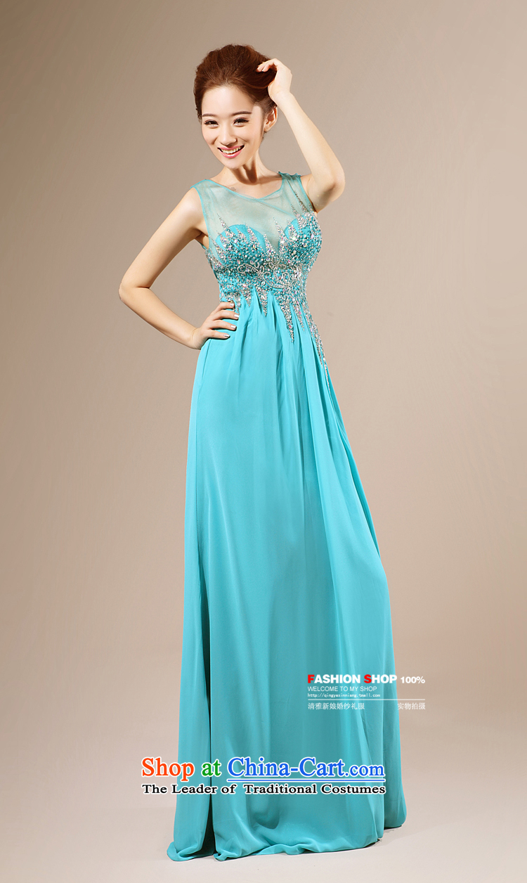 Wedding dress Kyrgyz-american married new Korean arts 2015 edition shoulder strap LT7136 dress bride dresses Sau San Blue 6# picture, prices, brand platters! The elections are supplied in the national character of distribution, so action, buy now enjoy more preferential! As soon as possible.