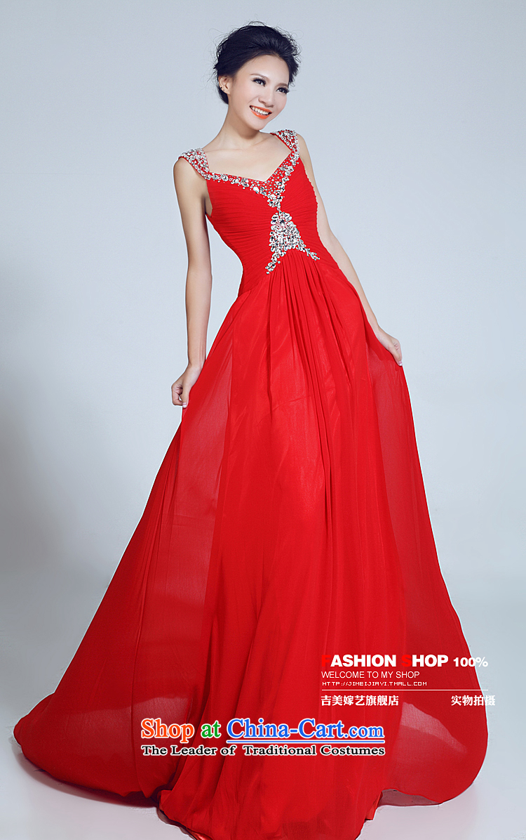 Wedding dress Kyrgyz-american married arts 2015 New 2 Korean bridal dresses shoulder tail LT6035 bridal dresses red XS picture, prices, brand platters! The elections are supplied in the national character of distribution, so action, buy now enjoy more preferential! As soon as possible.