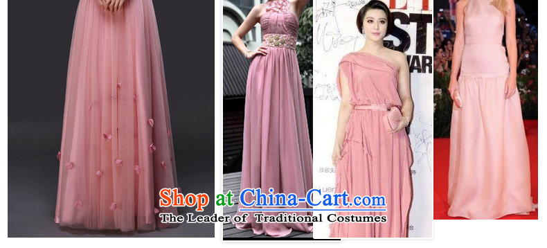 Tslyzm evening dresses long shoulders V-neck in the red by 2015 new autumn and winter bridesmaid service banquet Sau San video coltish waist chiffon dinner dress the usual zongzi female toner XL Photo, prices, brand platters! The elections are supplied in the national character of distribution, so action, buy now enjoy more preferential! As soon as possible.