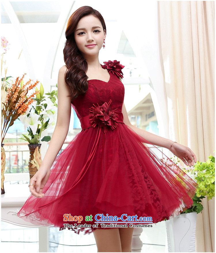 The buds of 2015 New Lai straps shoulder bridesmaid mission Sau San small dress short skirt, bows to purple XL Photo, prices, brand platters! The elections are supplied in the national character of distribution, so action, buy now enjoy more preferential! As soon as possible.