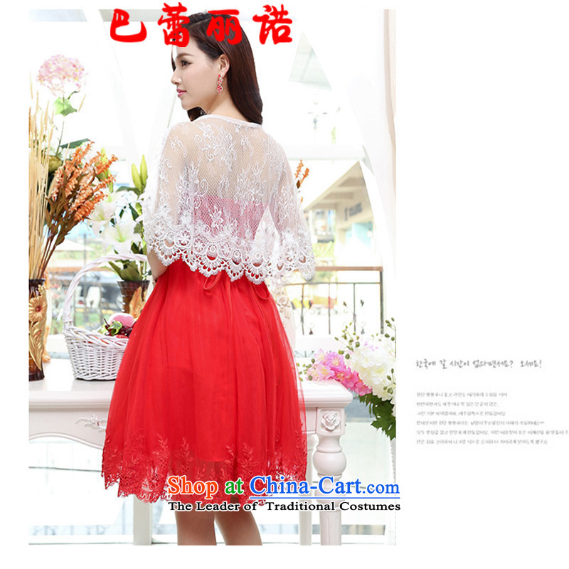 The buds of 2015 New Lai anointed chest elegant bridesmaid skirt wedding dresses bon bon skirt larger evening dress short, Bridal Services apricot M, bows and Lei Li, , , , shopping on the Internet