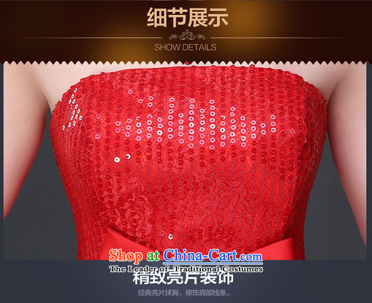 7 7 color tone 2015 new summer stylish anointed chest dresses married women dress banquet short bride bows to dress L045 RED S picture, prices, brand platters! The elections are supplied in the national character of distribution, so action, buy now enjoy more preferential! As soon as possible.