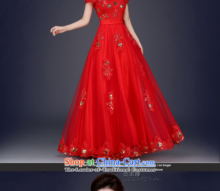 Jie mija bows service long summer 2015 new wedding dresses red lace marriages short of evening dresses Sau San female red long XL Photo, prices, brand platters! The elections are supplied in the national character of distribution, so action, buy now enjoy more preferential! As soon as possible.