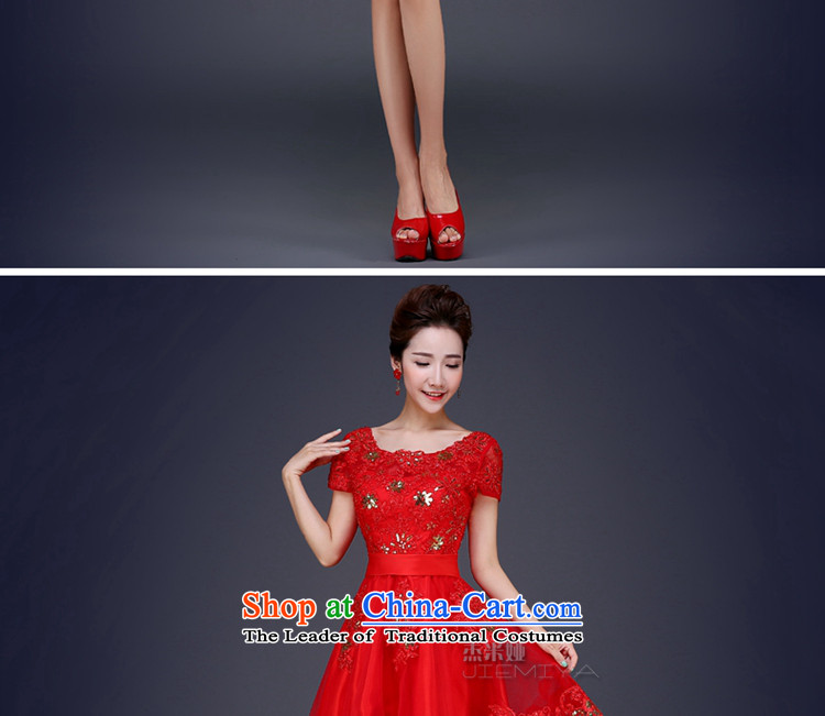 Jie mija bows service long summer 2015 new wedding dresses red lace marriages short of evening dresses Sau San female red long XL Photo, prices, brand platters! The elections are supplied in the national character of distribution, so action, buy now enjoy more preferential! As soon as possible.