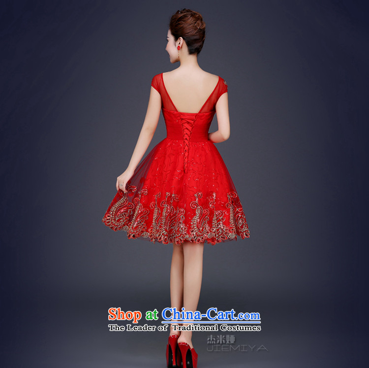Jie mija bows Service, 2015 NEW Summer wedding dresses Red slotted shoulder lace marriages long evening dresses red long L picture, prices, brand platters! The elections are supplied in the national character of distribution, so action, buy now enjoy more preferential! As soon as possible.