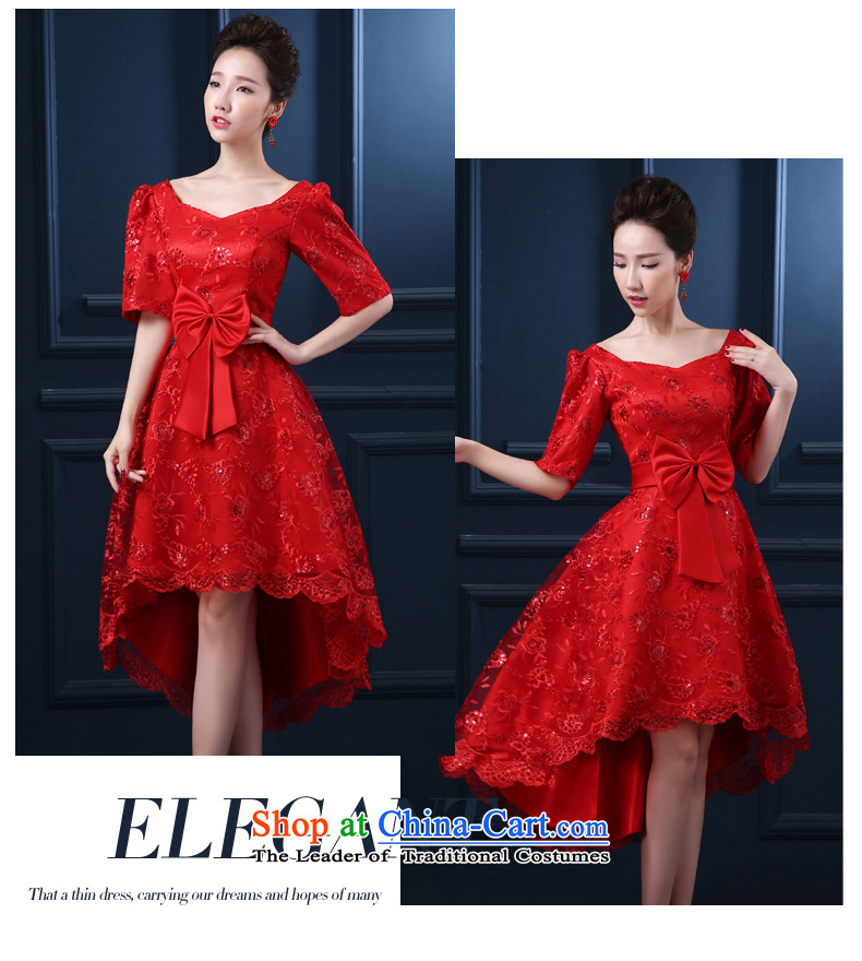 7 7 color tone 2015 new marriage, bridal bows red dress uniform pregnant women can be customized L039 Red 7 Cuff XXL picture, prices, brand platters! The elections are supplied in the national character of distribution, so action, buy now enjoy more preferential! As soon as possible.