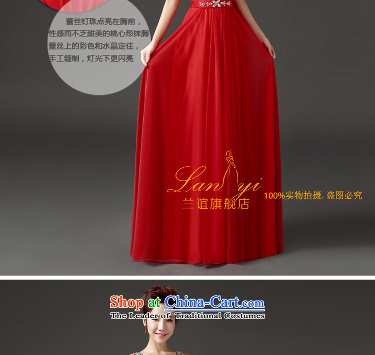 In the autumn of 2015, Friends new bride wedding dress bows services version won thin shoulders to red dress banquet will preside over new S waistline 1.9 feet pictures code, prices, brand platters! The elections are supplied in the national character of distribution, so action, buy now enjoy more preferential! As soon as possible.