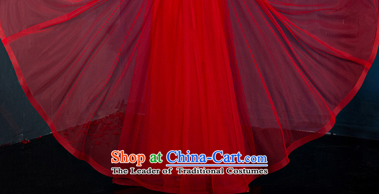 The new summer of her fifth red sleeved Top Loin of large graphics thin bride long skirt tied Ms. Korean dresses with red M picture, prices, brand platters! The elections are supplied in the national character of distribution, so action, buy now enjoy more preferential! As soon as possible.