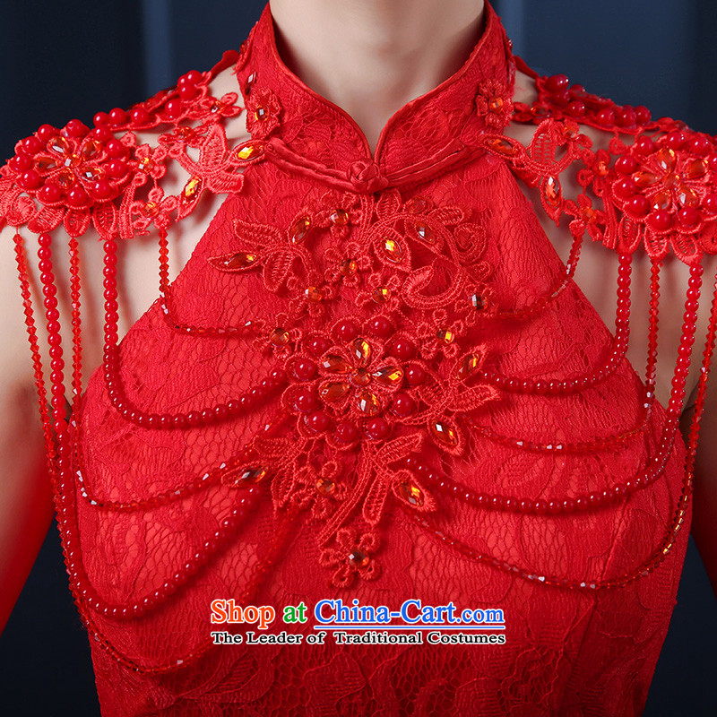 7 color tone won seven new summer edition 2015 Sau San red front stub long after marriages banquet dress bows service, red tailored L049 (does not allow) 7 7 Color Tone , , , shopping on the Internet
