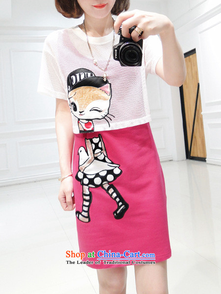 The family   should be summer rain petals female new Korean kitten alike short-sleeved T-shirt dresses two kits of red M pictures, 335A100933 price, brand platters! The elections are supplied in the national character of distribution, so action, buy now enjoy more preferential! As soon as possible.