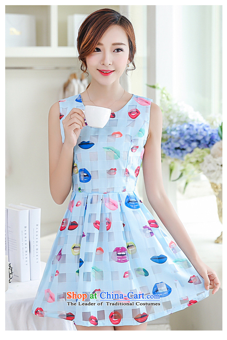 The introduction of the Paridelles summer rain petals lips Sau San bon bon sleeveless tank dresses and White XL pictures, 40880140 price, brand platters! The elections are supplied in the national character of distribution, so action, buy now enjoy more preferential! As soon as possible.