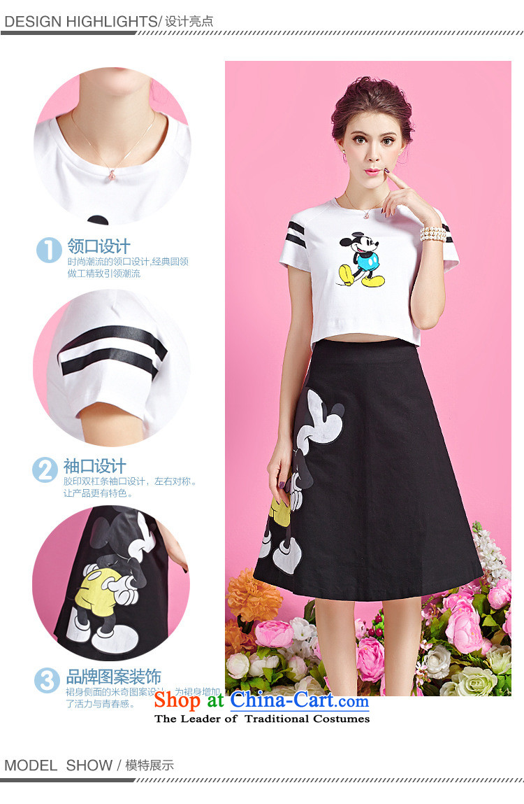 Korea Pu esher  fragmented women's summer round-neck collar short-sleeved top loin of a field two kits generation 263655168 Black M picture, prices, brand platters! The elections are supplied in the national character of distribution, so action, buy now enjoy more preferential! As soon as possible.