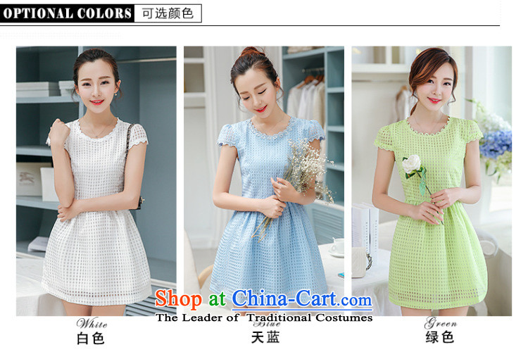 The introduction of the Paridelles petals rain new summer of European root yarn lace Korean dresses in Sau San 40880035 SKYBLUE M pictures, prices, brand platters! The elections are supplied in the national character of distribution, so action, buy now enjoy more preferential! As soon as possible.